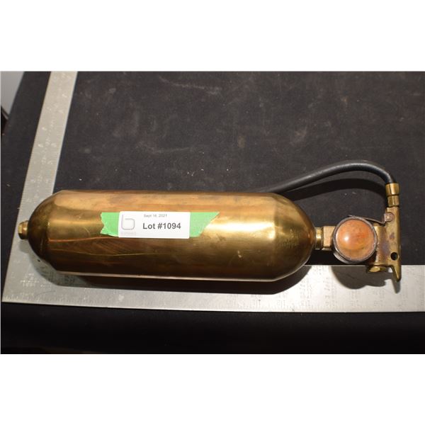BRASS ANTIQUE FIRE EXTINGUISHER