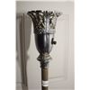 Image 2 : CHROME FLOOR LAMP / ANTIQUE / NO SHADES