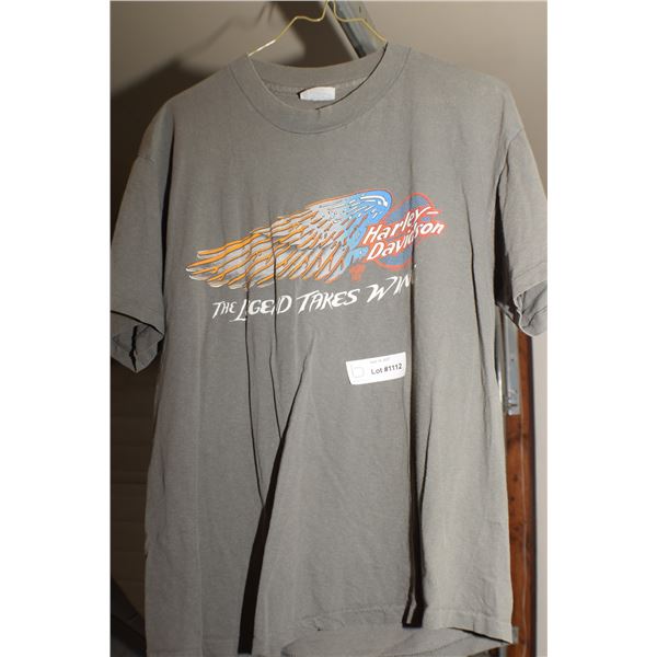 HARLEY DAVIDSON MOTORCYLE  VINTAGE LARGE T SHIRT LARGE