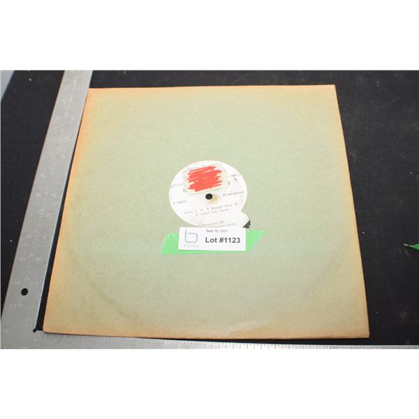 1960 RADIO ADS ON RECORD RADIO STATION...CHEVROLET