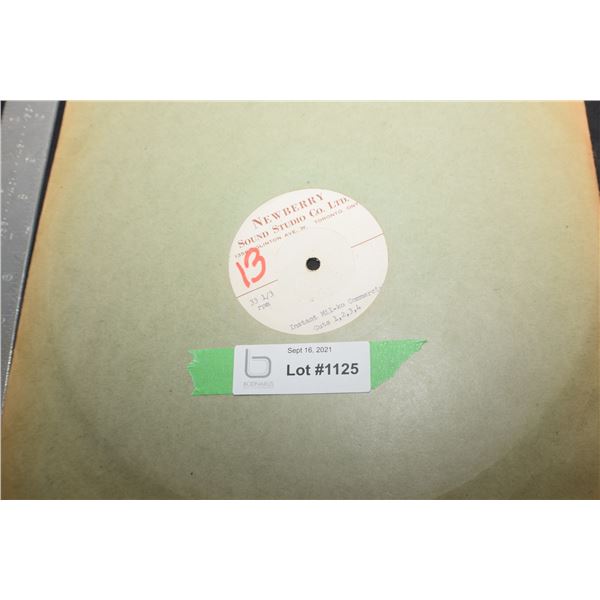 1960 RADIO ADS ON RECORD RADIO STATION...MIL-KO