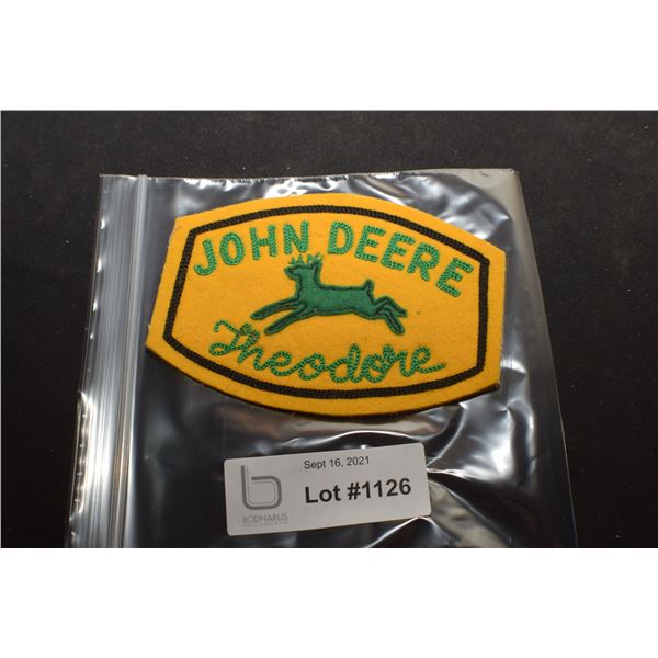 VINTAGE SASK JOHN DEERE PATCH