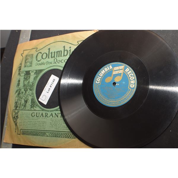 1904 COLUMBIA DOUBLE DISC RECORD N/MINT