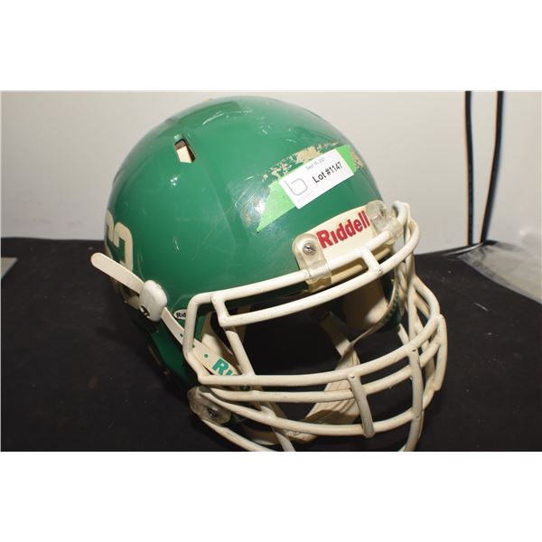 VINTAGE ROUGHRIDERS LINEMAN PRACTISE HELMET , HUGE / DAN CLARK ?
