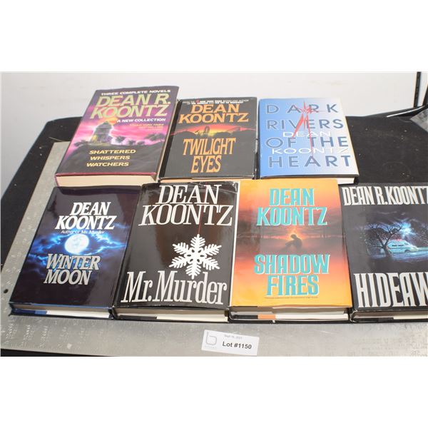 DEAN KOONTZ HARDCOVER LOT MOST ARE 1ST PRINTINGS