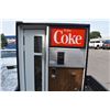 Image 2 : Coca - Cola Stand Up Bottle Fridge dispenser (works, with key) - very heavy