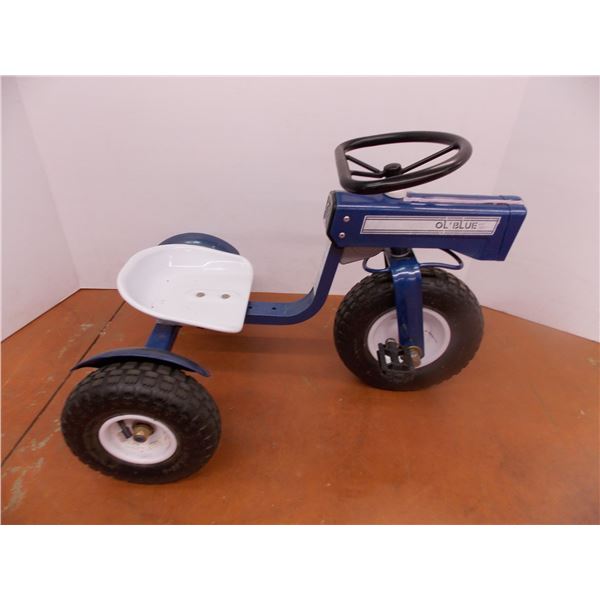 Ol' Blue Kids tricycle  tractor pedal bike