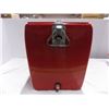 Image 10 : Vintage Coca Cola Cooler with Metal tray + tin lining inside - 17"x13"x17"