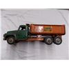 Image 2 : Vintage Tin Buddy L Dump Truck - all original - 22" long
