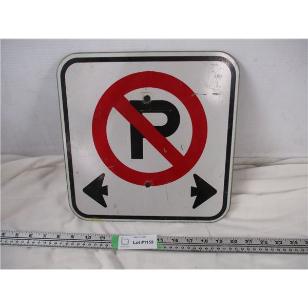 No parking sign metal (12x12)