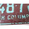 Image 4 : Pair of 1959 BC License Plates (2)