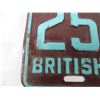 Image 5 : Pair of 1959 BC License Plates (2)