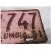 Image 4 : Pair of 1961 BC License Plates (2)