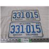 Image 1 : 1966 pair of BC License plates (2)