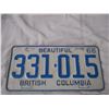 Image 2 : 1966 pair of BC License plates (2)