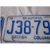 Image 4 : 2X The Money - 2 pairs of 1969,70 BC License plates (4)