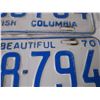 Image 5 : 2X The Money - 2 pairs of 1969,70 BC License plates (4)