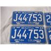 Image 2 : 2X The Money - 2 pairs of 1969 BC License plates (4)