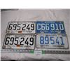 Image 1 : (4) BC License plates 1965,66 +1973