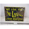Image 1 : Porcelain Deval Cream Separator 16x12" Sign