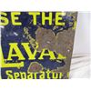 Image 3 : Porcelain Deval Cream Separator 16x12" Sign
