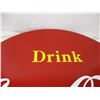 Image 3 : Large "Drink Cocal Cola" Galvanized Metal Bottle Cap 30" Diameter