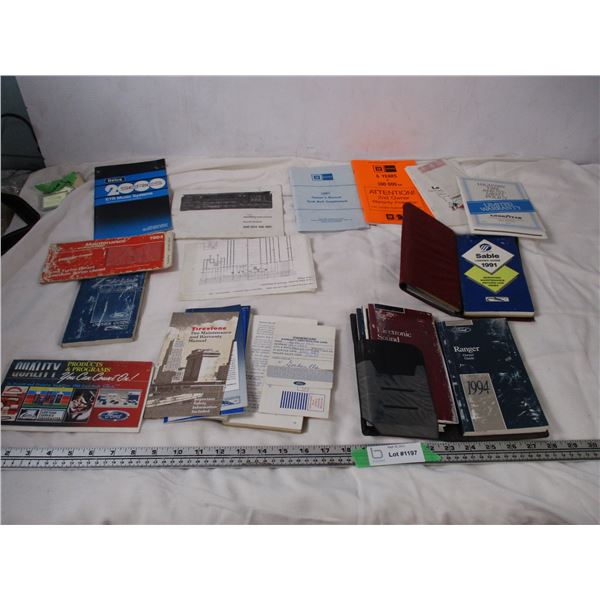 Owners Manuals for GM, Ford