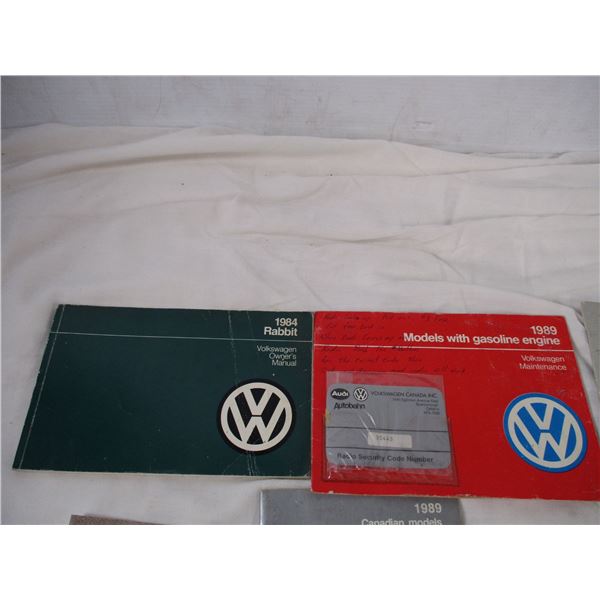 Volkswagen owners manuals
