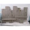 Image 1 : Wall Shelf - reclaimed wood - 39"x27"