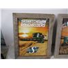 Image 2 : 2X The Money - Sask roughriders tin sign in wood frames