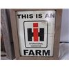 Image 3 : 2X The Money - Farming Traditions - IH tin sign in wood frames -15.5x19