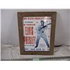 Image 1 : Elvis tin sign in wood frames - 15.5x19