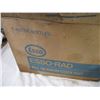 Image 4 : (9) esso lube hdx (empty) 1 litre oil cans + esso cardboard box
