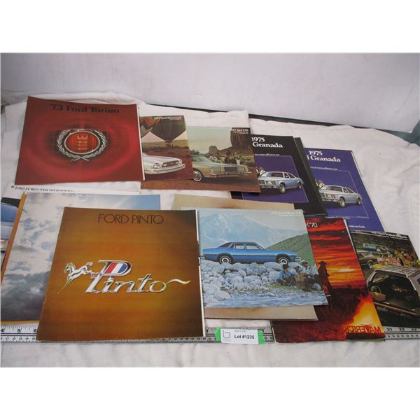 1970s-80's car pamphlets - english