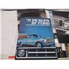Image 5 : 1970-2000's ford car + truck pamphlets