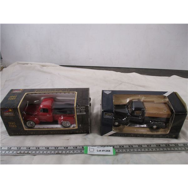 2X The Money - Liberty Classics 1940,48 ford truck collector banks (box length 9") (NIB)