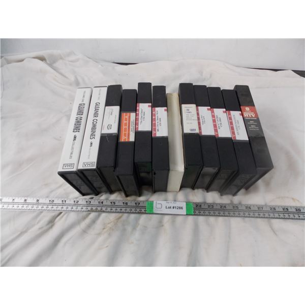 Gleaner Combines vhs + Vista vhs