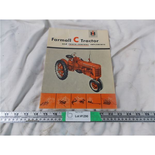 Farmall C Tractor brochure