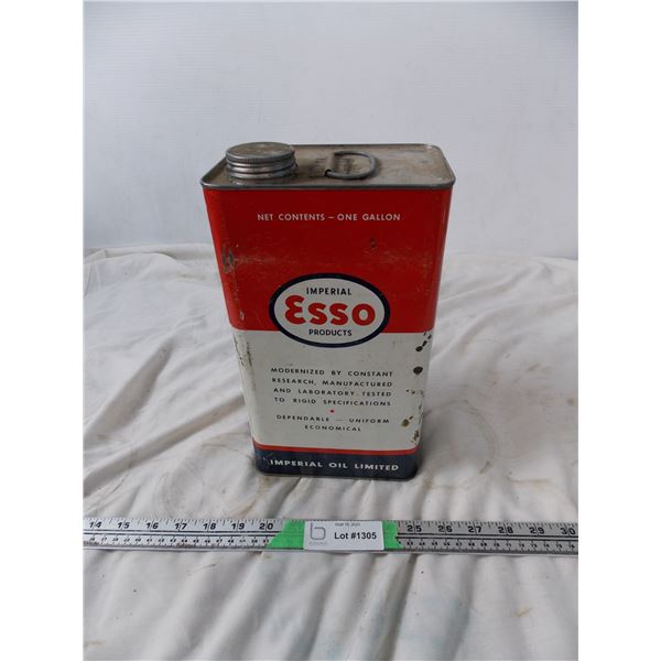 Esso one gallon oil container