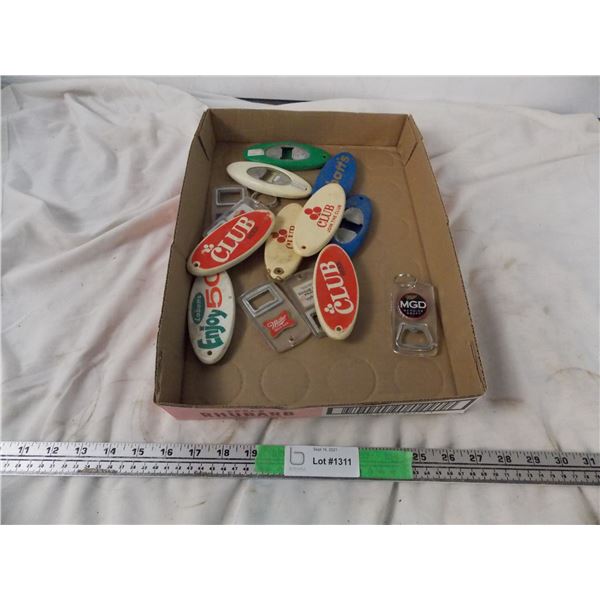 bottle openers lot - advertising