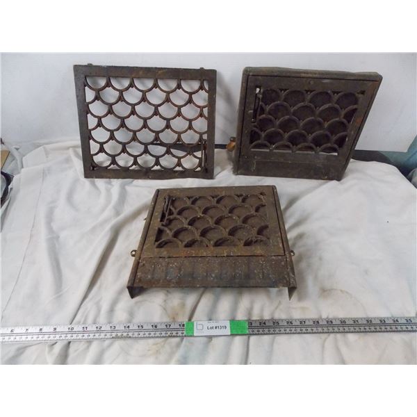 (3 X THE MONEY) cast iron vents