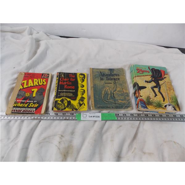 vintage comic + other books