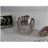 Image 5 : Silver Plate wine coaster + Vancouver Barrel Bank (no key) + Japanese Chopstick Holders