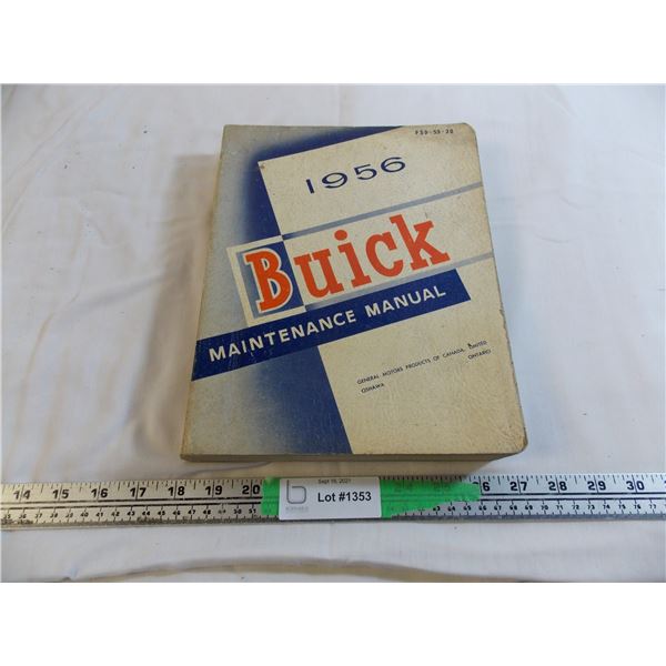 1956 Buick Maintenance Manual