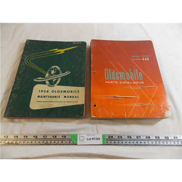 1942-1956 oldsmobile maintenance manual + parts catalogue