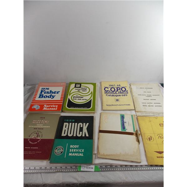1954-1976 Variety of automotive manuals / catalogue
