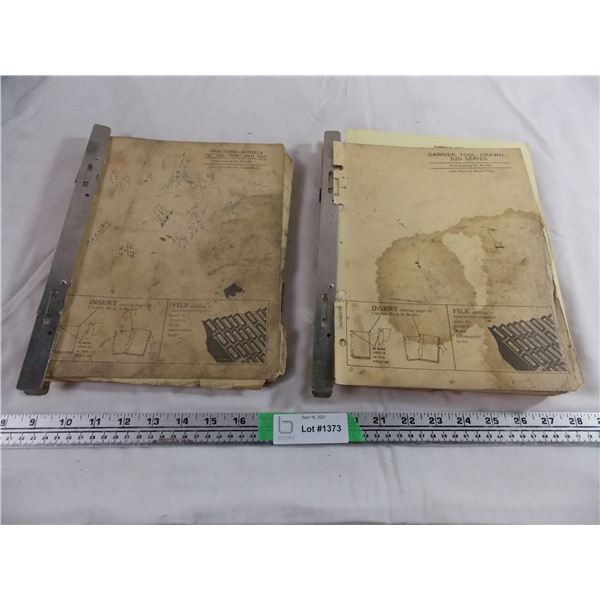 John Deere Parts catalogue tractors , carier tool drawn