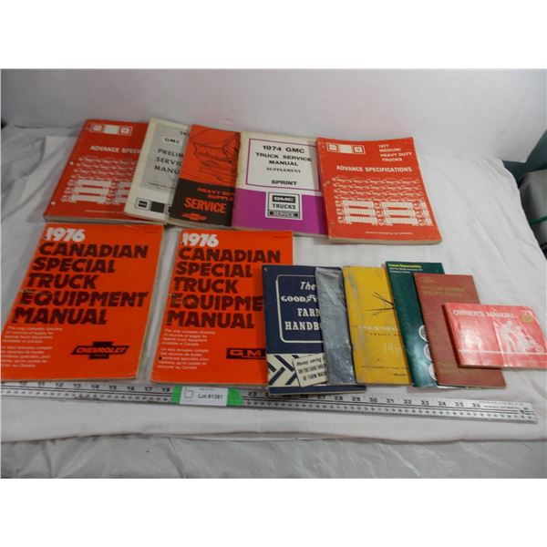 1974-1977 GMC service manuals + othr makes and models