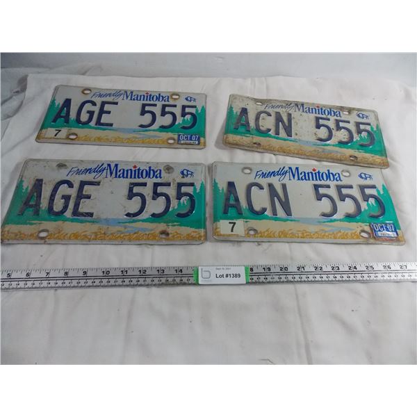 manitobal license plates
