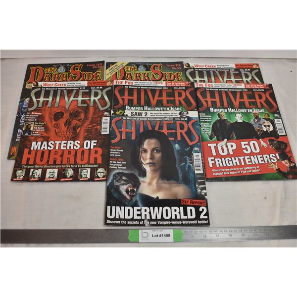 Dark Side + Shivers magazines